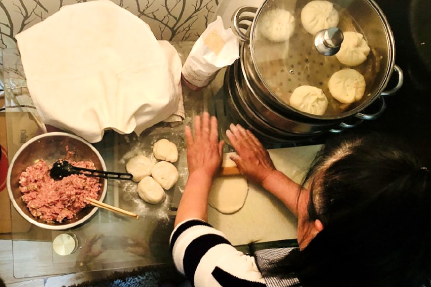 Chińskie bułeczki w czasie zarazy