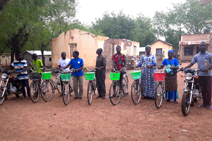 Rowery i motocykle dotarły do Togo