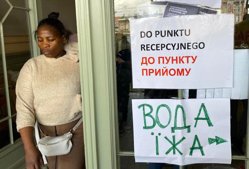 Wśród uchodźców są nie tylko Ukraińcy