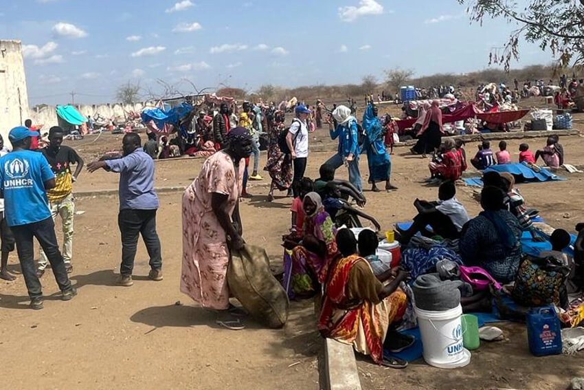 Wśród uchodźców z Sudanu uciekających przed wojną