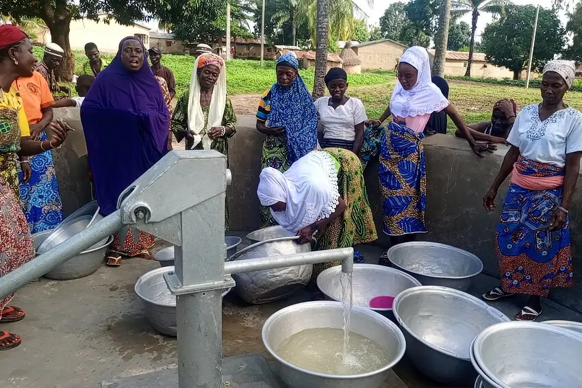 Cztery nowe studnie w Beninie już działają